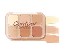 Corrección de la paleta de corrector, paleta de corrector de crema,Paleta de polvo de corrector de maquillaje de contorno | Suministros de belleza de delicado y natural para fiestas, salida nocturna,