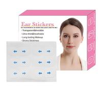 Corrección de oídos invisibles para orejas salientes - Pegatinas transparentes de doble cara | Cinta de belleza impermeable para adultos Unisex PET