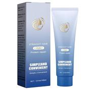 Corrección de proteínas Crema para alisarse el cabello, crema para suavizar rápido, productos de cabello de loción que mejora el brillo, corrección de proteínas de seda y brillo (1pcs)