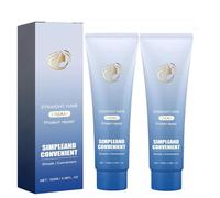 Corrección de proteínas Crema para alisarse el cabello, crema para suavizar rápido, productos de cabello de loción que mejora el brillo, corrección de proteínas de seda y brillo (2pcs)