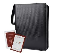 Corrección De Tarjetas De Tiempo | PU Sports Card Holder Collection Lider | Folder De Álbum De Doble Cara Suave Para Mujeres Hombres Para Niños Niños Niños Oficina De Viaje En Casa Juego De Spor