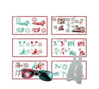 Corrección visual, Dispositivo de entrenamiento ocular estéreo, Terapia, Rojo/Verde, Incompatibilidad, Tarjetas Para uso doméstico
