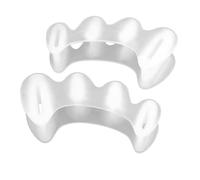 Correct Toes Corrector de juanetes, separador de dedos y espaciadores de dedos para hombres y mujeres, unisex, transparente, grande