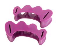 Correct Toes Corrector de juanetes, separador de dedos y espaciadores de dedos para hombres y mujeres, unisex, ciruela, talla XS