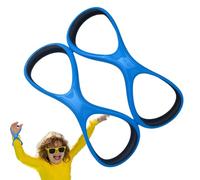 Correction Swim Flippers - Alignment Training Fins | Flexible Rubber with Ergonomic Heel Strap, Aquatic Coaching Gear, Performance Kick Support Tool for Youth Adult Swimmers