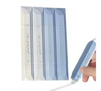 Correction Tape Pen - 4 Pieces Double-Sided Stationery Supplies, Glue Tape Pen, Precise Paper Corrector | Handy Tool for Men Women Boys Girls Youth Teens Son Daughter Student Scrapbooking Photo Mounti