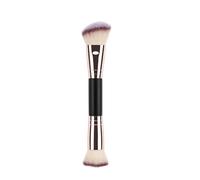 Corrector Brush - Soporte de doble final, engranaje de maquillaje de cabello de 17 cm, Universal Portable Adults Cream Face Hardware, 75g Artificial Fiber Body | Cepillo de Fundación para contornear y