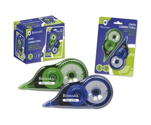 Corrector Cinta BISMARK 5 mm. x 12 m, Pack x2