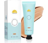 Corrector corporal Shiny Beauty (SPF30), crema CC hidratante de 12 horas, resistente al agua y antimaquillaje, corrector de efecto completo, hidratante y brillante (tipo ligero)