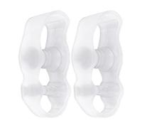 Corrector de dedo gordo | 1 par cómodo de silicona reutilizable, separador de corrección del dedo gordo - para caminar, gimnasio, yoga, hogar, hotel, viajes, adultos y adolescentes