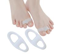 Corrector de dedos de silicona, corrector de dedos de silicona, separadores ortopédicos reutilizables, alisador de dedos portátil para corregir los dedos, alivio de dedos en martillo, evita rozaduras