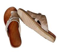Corrector De Juanete De Mujer Sandalias Flip Flobs Para Ortopédico, Ortopédico Premium Toe Corrector Buión Comfy Pie Sandals, Sandalias De Playa Con Soporte De Arco Sandalias Planas P(Size:39,Color:A)