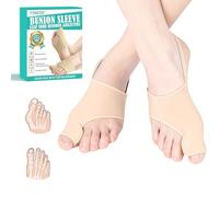 Corrector de Juanetes,Corrector Juanetes,Separador de juanetes del pie,Corrector Juanetes Mujer Calcetines Hallux Valgus Con talón,Protector Enderezador para el Dedo del pie(Piel,L)