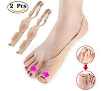 Corrector de juanetes, Hallux Valgus seperators, sastre juanete alivio calcetines mangas Spacers, pie Toe protector separador Brace pie almohadillas, para el dedo gordo del Big Toe martillo (2)