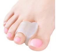 Corrector de juanetes separadores de dedos - Gel de Hallux Valgus minimalmente invasivo Protector de Alisador de dedos grandes - Alivio inmediato del dolor de pies - 2 pares