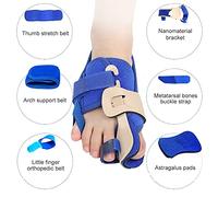 Corrector de juanetes suave y transpirable, corrector de hallux valgus, para alineación de pie con dolor de rodilla(S left)