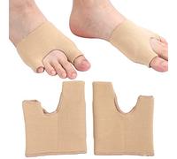 Corrector de Juanetes Transpirable, Almohadillas Ortopédicas para el Antepié de Corrección de Hallux Valgus en Forma de U, Kit de Mangas Protectoras para Alivio de Juanetes