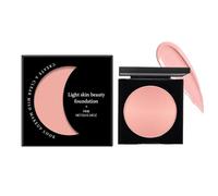 Corrector de ojeras, corrector de color con ácido hialurónico y vitamina E, base hidratante para las arrugas de los ojos, resistente al agua, para ocultar círculos oscuros (rosa)