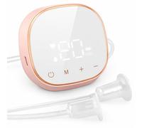 Corrector de pezones eléctrico para pezones planos o invertidos, extractor de pezones recargables, pezones hundidos y tímidos, 6 fundas correctoras para mujeres y niñas, color rosa