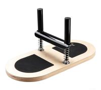 Corrector de Pies Pilates para madera Roble 40x19cm Ajustable | para madera roble sólida, base antideslizante, tensión ajustable, para ideal equilibrio, tamaño para compacto 40x19cm
