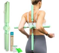 Corrector de postura BodyTree Yoga Cross Stick - Alivio del dolor de espalda para hombres y mujeres - Camilla y enderezadora para la parte superi