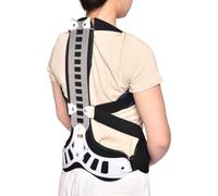 Corrector de postura de aparato ortopédico, corrector de postura de jorobado ajustable, plancha de espalda transpirable, alivio del dolor mejoran la columna de cifosis torácica para hombres mujeres