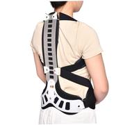 Corrector de Postura de Aparato ortopédico de Espalda, Corrector de Postura de jorobado Ajustable, Plancha de Espalda Transpirable, Alivio del Dolor mejoran la Columna de cifosis torácica para Hombre