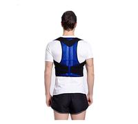 Corrector de postura de espalda Corturón de soporte lumbar lumbar de los hombros Cinturón de corsé adjunto Correo de corsé Correos de la postura Central de atención médica (color: negro, tamaño: