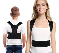 Corrector de Postura de Espalda para Niños Adolescentes, Soporte de Columna Vertebral, Soporte de Postura de Espalda, Soporte de Clavícula Ajustable para Cifosis Torácica, Mejora el Encorvamiento Y la
