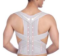 Corrector de postura de talla grande para mujeres y hombres, enderezador de espalda, corrección de jorobado, corrector de columna vertebral, alivio del dolor de espalda, soporte para cuello, hombros y