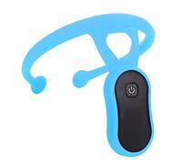 Corrector de Postura Inteligente, Recordatorio de Vibración, Función de Memoria Automática, Entrenador de Postura Ligero para Mujeres, Niños Y Hombres(Azul - Vibración)