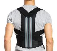 Corrector de Postura para escoliosis Ajustable, Talla Grande XS-5XL, Soporte Completo para la Espalda, Entrenador de Postura para Hombres y Mujeres, Soporte para Hombros, Cuello y clavícula, Alivio