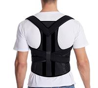 Corrector de postura para espalda, ajustable, transpirable, soporte completo para la espalda, mejora la postura de la espalda para aliviar el dolor de espalda superior e inferior, niños y adultos (col