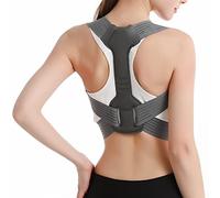 Corrector de Postura para Hombre y Mujer Soporte de Espalda Ajustable Efectivo Cómodo Espalda Hombro Soporte de Clavícula Alivio del Dolor de Cuello Mejorar el Jorobado,XL