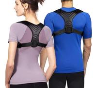 Corrector de postura para mujeres y hombres, enderezador de espalda ajustable, soporte de postura que mejora la joroba, alivio para la parte superior e inferior de la espalda, lumbar, cuello y hombro