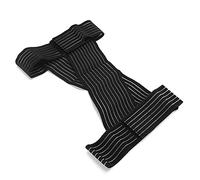 Corrector de Postura Soporte para la Parte Superior de la Espalda, el Corrector de Postura Negro Proporciona un Diseño de Gancho Y Bucle de Soporte para la Salud Y la Belleza de las Mujeres(L)