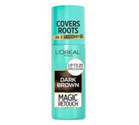Corrector de raíces instantáneo LoRéal Magic Retouch, ideal para retocar las raíces grises que vuelven a crecer, 75 ml, color: marrón oscuro