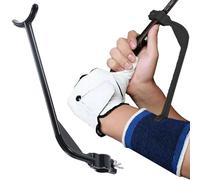Corrector de swing de golf, herramienta de entrenamiento ABS de 24 x 11 cm, ayuda de alineación de posición de muñeca, perfecto para principiantes que aprenden el swing adecuado, práctica de precisión