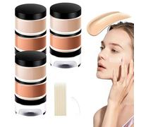 Corrector de tatuajes, ligero y no pesado, ideal para tatuajes, cicatrices y manchas oscuras. Resistente al sudor, a las manchas y a la transferencia. (Pack de 3)