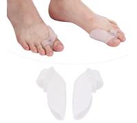 Corrector de Valgo de Pulgar de 10 Piezas, Corrector de Juanete de Silicona Transpirable para Aliviar el Dolor para Juanetes Y Dedos Superpuestos