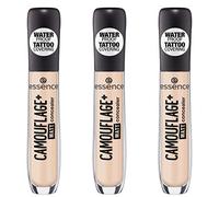 Corrector essence CAMOUFLAGE+ MATT, lápiz corrector, cobertura de tatuajes, Nº 23 arena cálida, desnudo, matificante, mate, sin aceite, resistente al agua, sin alcohol, pack de 3 (3 x 5ml)