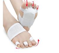 Corrector Hallux Valgus, Separador de Dedos Transpirable Plancha Ajustable Corrector de Juanetes Hallux Valgus Cuidado de los Pies Férula Ortopédica para Juanetes