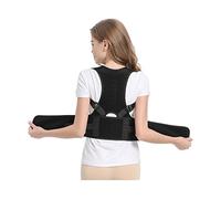 Corrector la Columna Vertebral diseño Invisible Suave/Transpirable (Negro) (tamaño: código de alargamiento)