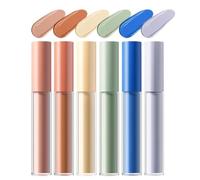 Corrector líquido 6 piezas 3mlx6 - barra correctora hidratante de cobertura total | paleta contorno rostro iluminador anti imperfecciones manchas piel maquillaje natural viajes