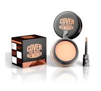 Corrector Ojeras, Corrector con Almohadilla de Aire: Cubre Tatuajes, Manchas, Cicatrices de Acné y Ojeras, Resistente al Agua Maquillaje Facial y Corporal