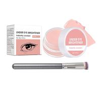 Corrector para eliminar ojeras, bajo los ojos con pincel, de color para una visión radiante, resistente al agua y de larga duración, cuidado
