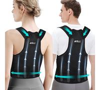 Corrector Postura Espalda Para Mujer: Hombres Espalda Recta Corrección Postural - Entrenador Lumbares Recto Transpirable y Ajustable invisible Negro L