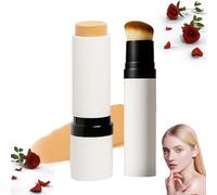 Corrector y base de maquillaje en barra de doble punta, resistente al agua y al sudor. Bases de maquillaje 2 en 1, cobertura total, bálsamo hidratante ligero y de larga duración para todo tipo de piel