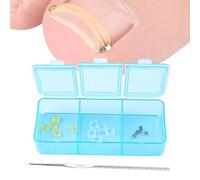 Correctores de uñas de pie - Herramienta portátil con caja de almacenamiento | Kit de herramientas para uñas encarnadas, para hombres, mujeres, familia, amigos y pies