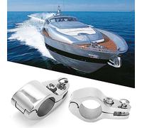 Corredera de mordaza marina, 2 piezas de herrajes para correderas de mordaza con bisagras marinas de acero inoxidable para barcos (25 mm)